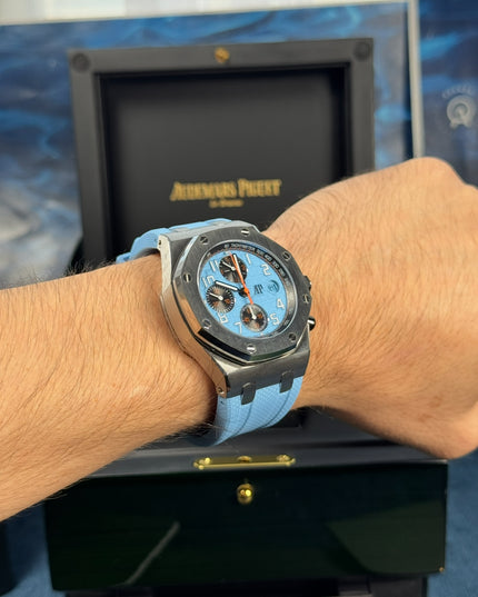 AUDEMARS PIGUET ROYAL OAK OFFSHORE CRONÓGRAFO SUIZO - AZUL