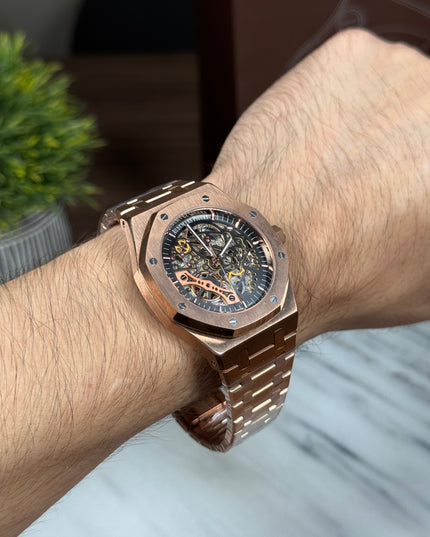AUDEMARS PIGUET ROYAL OAK DOUBLE BALANCE ROSEGOLD