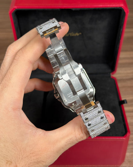 CARTIER SANTOS FULL ICE SUIZO