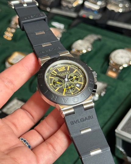 BVLGARI ALUMINIUM AMARILLO CRONÓGRAFO