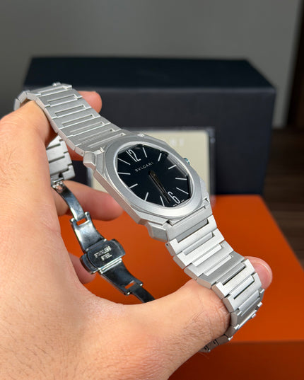 BVLGARI OCTO FINISSIMO - PLATA FONDO NEGRO