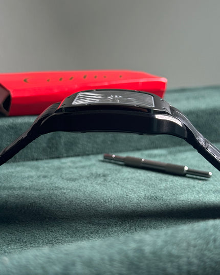 CARTIER SANTOS SUIZO DOBLE EXTENSIBLE - NEGRO