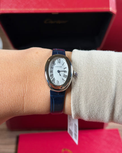CARTIER BAIGNOIRE AZUL/PLATEADO