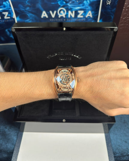 FRANCK MULLER GRAND CENTRAL TURBILLON  SUIZO - ROSEGOLD