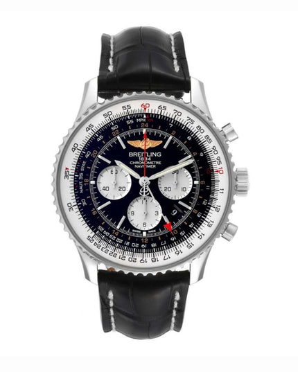 BREITLING CRONÓMETRO NAVITIMER - PIEL NEGRO