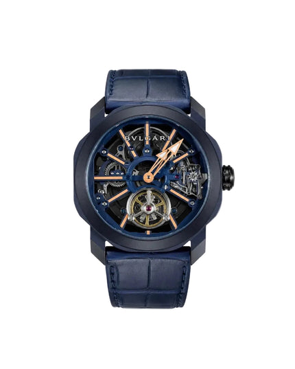 BVLGARI OCTO TOURBILLON SKELETON - BLUE