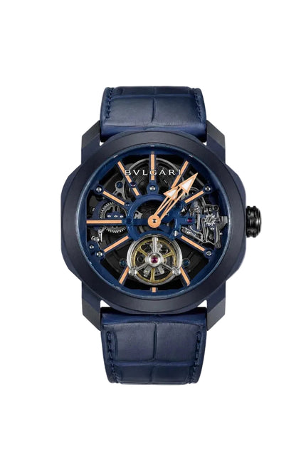 BVLGARI OCTO TOURBILLON SKELETON - BLUE