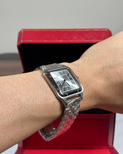 CARTIER PANTHERE PLATEADO GRANDE