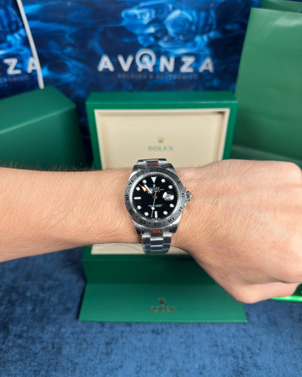 ROLEX EXPLORER II SUIZO - FONDO NEGRO