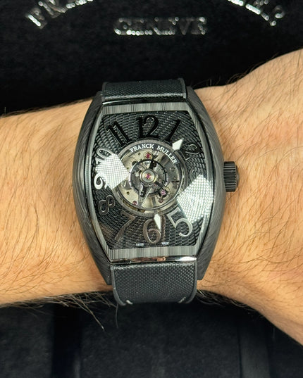 FRANCK MULLER GRAND CENTRAL TURBILLON  SUIZO - NEGRO
