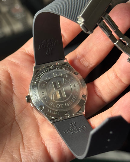 HUBLOT CLASSIC FUSION DAMA - DIAMANTES FONDO BLANCO