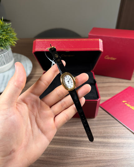 CARTIER BAIGNOIRE NEGRO/DORADO