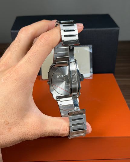 BVLGARI OCTO FINISSIMO - PLATA FONDO AZUL