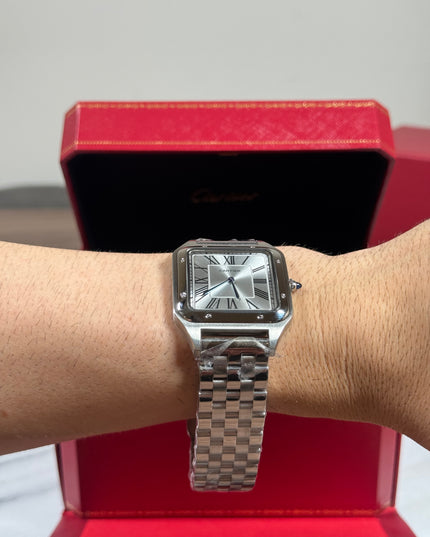 CARTIER PANTHERE PLATEADO GRANDE