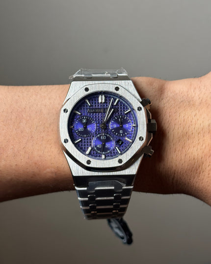 AUDEMARS PIGUET ROYAL OAK CRONÓGRAFO SUIZO - FONDO MORADO