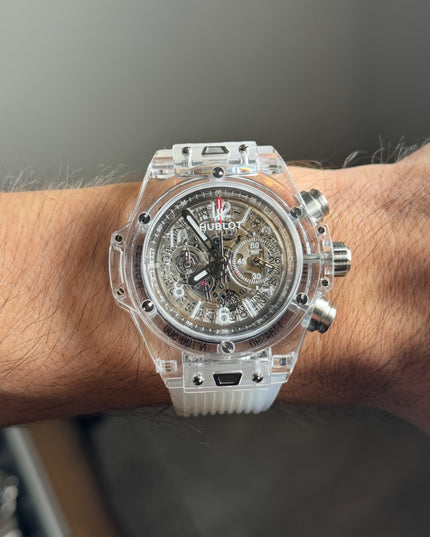 HUBLOT BIG BANG MAGIC SAPPHIRE BLANCO