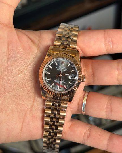 ROLEX LADY DATEJUST - ROSEGOLD ESFERA NEGRA