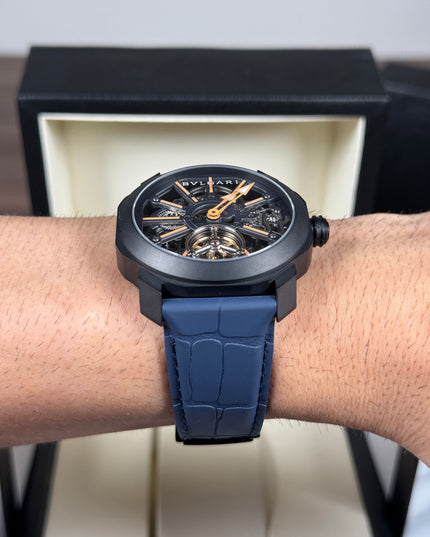 BVLGARI OCTO TOURBILLON SKELETON - BLUE