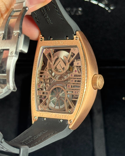 FRANCK MULLER GRAND CENTRAL TURBILLON  SUIZO - ROSEGOLD