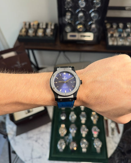 HUBLOT CLASSIC CERAMIC BLUE