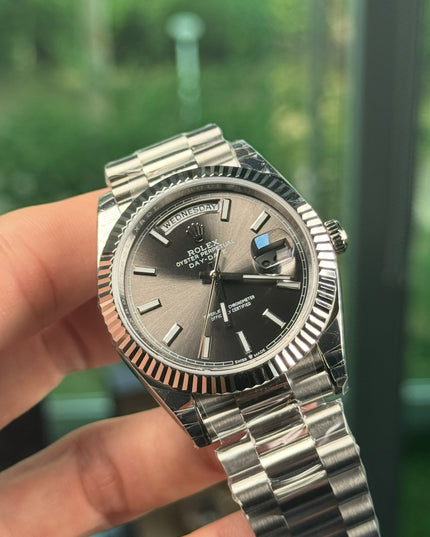 ROLEX DAY-DATE SUIZO - ACERO