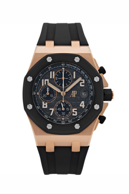 AUDEMARS PIGUET ROYAL OAK ORO ROSA NEGRO CAUCHO