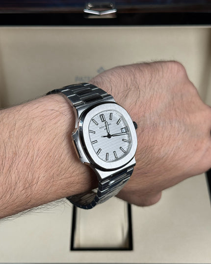 PATEK PHILIPPE NAUTILUS SUIZO - BLANCO