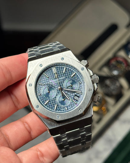 AUDEMARS PIGUET ROYAL OAK CHRONO - FONDO AZUL