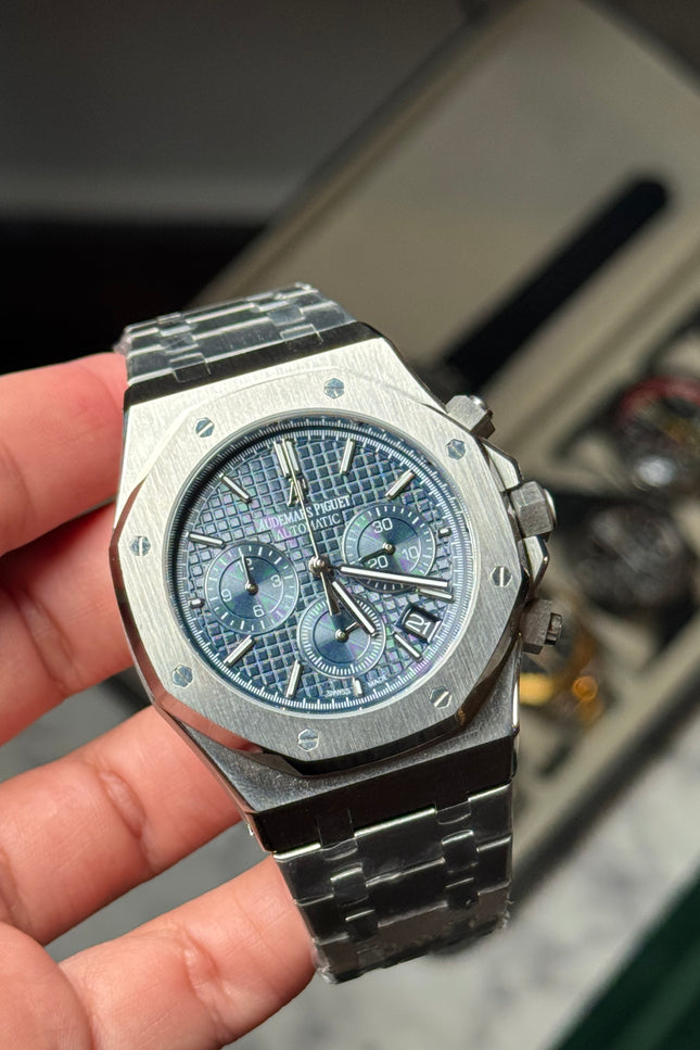 AUDEMARS PIGUET ROYAL OAK CHRONO - FONDO AZUL