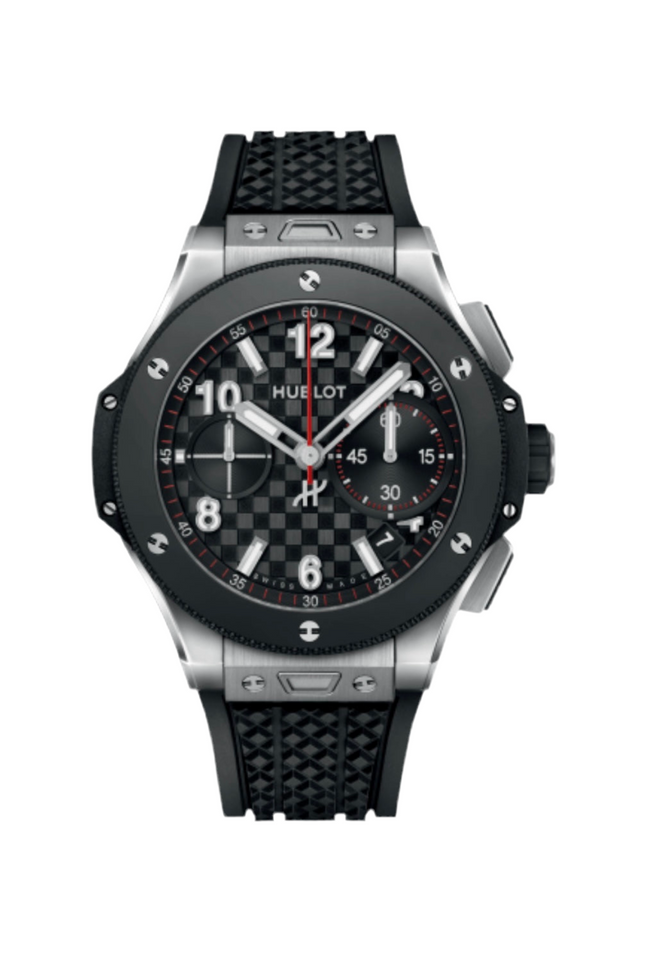 HUBLOT BIG BANG 20TH ANNIVERSARY SILVER CERAMIC SUIZO