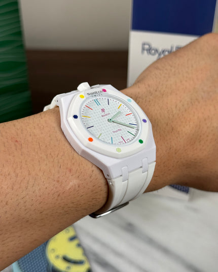 AUDEMARS PIGUET x SWATCH ROYAL POP HUIT BLANC
