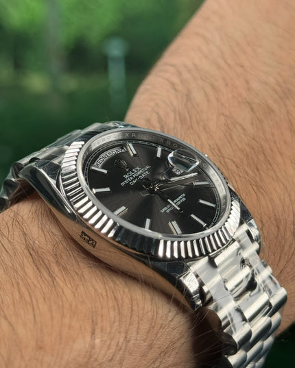 ROLEX DAY-DATE SUIZO - ACERO