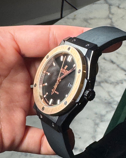 HUBLOT CLASSIC FUSION CERAMIC KING GOLD