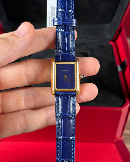 TANK LOUIS CARTIER MINI - AZUL