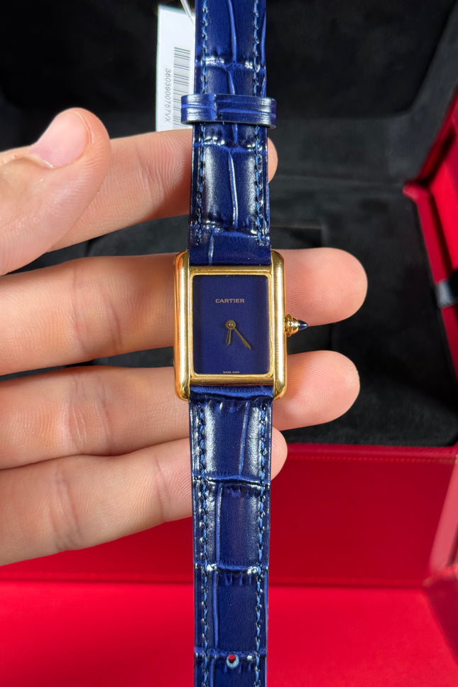 TANK LOUIS CARTIER MINI - AZUL