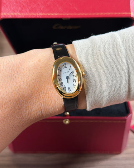 CARTIER BAIGNOIRE NEGRO/DORADO