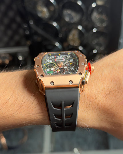 RICHARD MILLE CHRONOGRAPH AUTOMATIC MEN'S WATCH RM 11-03 RG (ROSE GOLD)