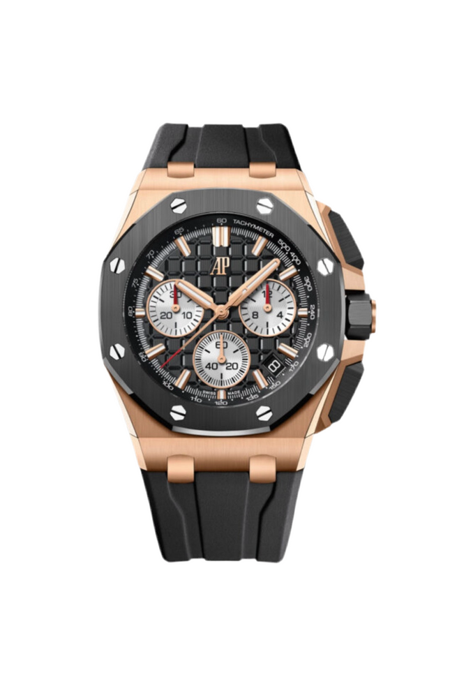 AUDEMARS PIGUET ROYAL OAK OFFSHORE CRONÓGRAFO SUIZO - NEGRO ROSE GOLD