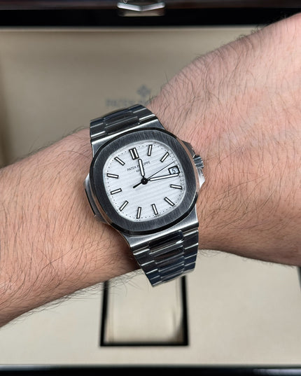 PATEK PHILIPPE NAUTILUS SUIZO - BLANCO
