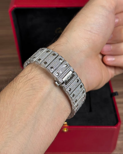 CARTIER SANTOS FULL ICE SUIZO