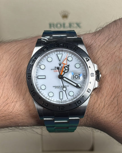 ROLEX EXPLORER II SUIZO - FONDO BLANCO