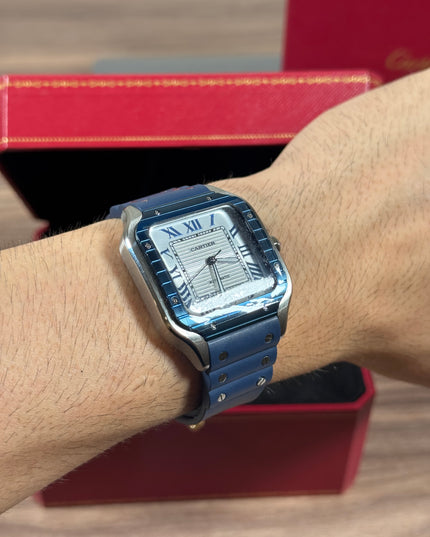 CARTIER SANTOS BISEL AZUL