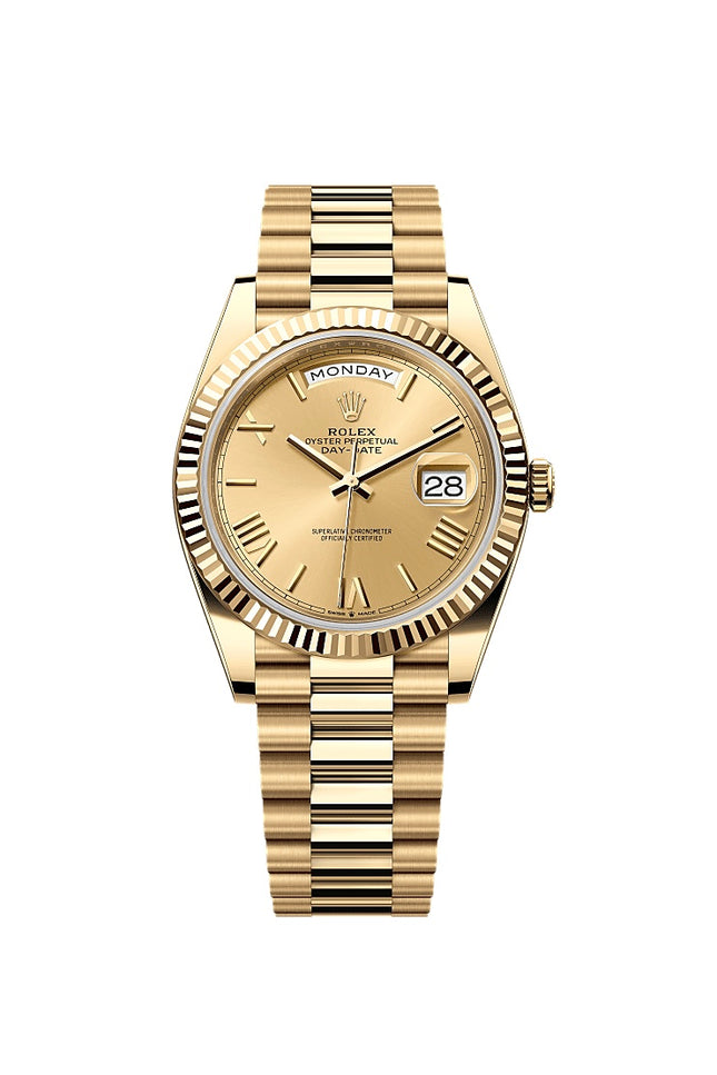 ROLEX DAY-DATE 40 SUIZO - DORADO