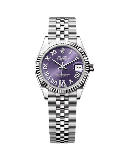 ROLEX DATEJUST DAMA 36MM VIOLETA SUIZO DIAMANTES