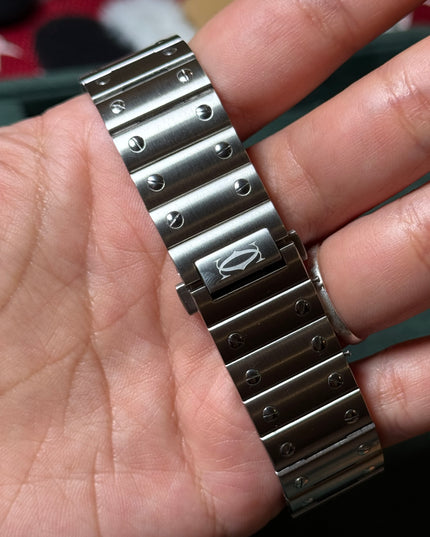 CARTIER SANTOS SUIZO DOBLE EXTENSIBLE - PLATEADO