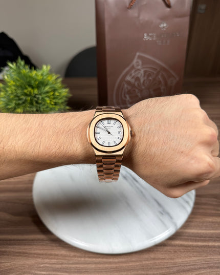 PATEK PHILIPPE ROSEGOLD WHITE DIAL