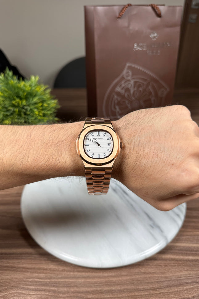 PATEK PHILIPPE ROSEGOLD WHITE DIAL
