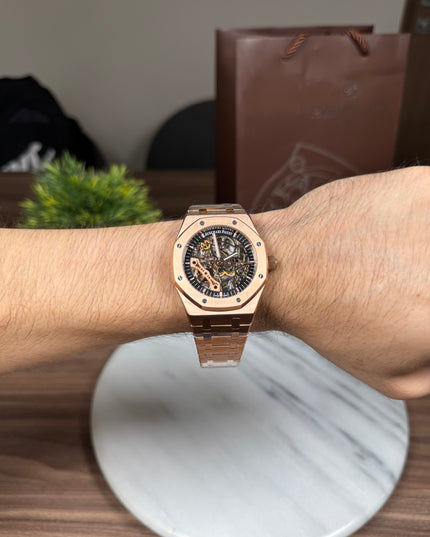 AUDEMARS PIGUET ROYAL OAK DOUBLE BALANCE ROSEGOLD