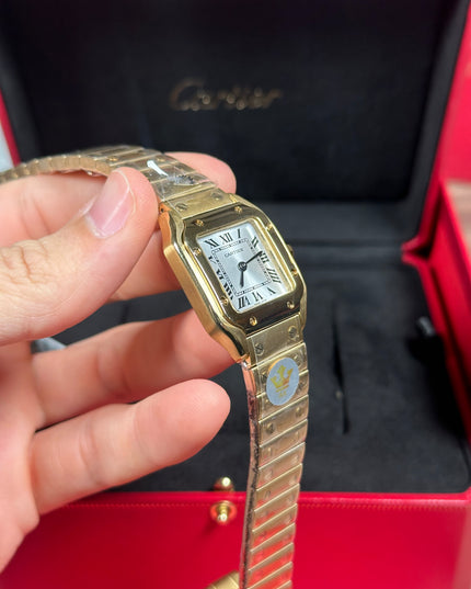 CARTIER SANTOS DORADO 27MM