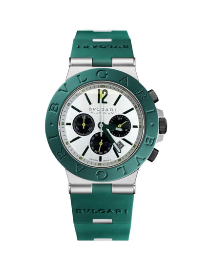 BVLGARI ALUMINIUM GREEN CRONÓGRAFO